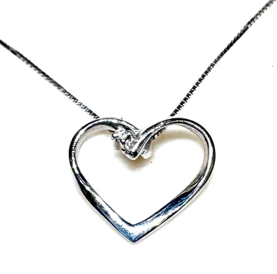 Halskette Miluna Dame I Cuori In Diamanti in Weißgold Diamante 0.01 Ct CUORE DIA CT 0.01 - CUORE DIA CT 0.01